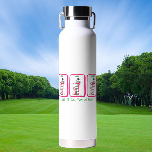 Golf den ganzen Tag, Mahj die ganze Nacht Personal Trinkflasche