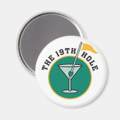 Golf Der Drink im 19. Loch Magnet (Vorderseite/Rückseite)