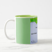GOLF DER MEXIKO-Tasse Zweifarbige Tasse (Links)