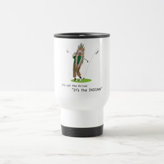 GOLF - Der Pfeil Reisebecher (Mittel)