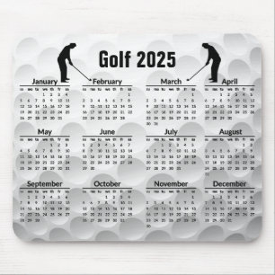 Golf Design 2025 Kalender Mousepad