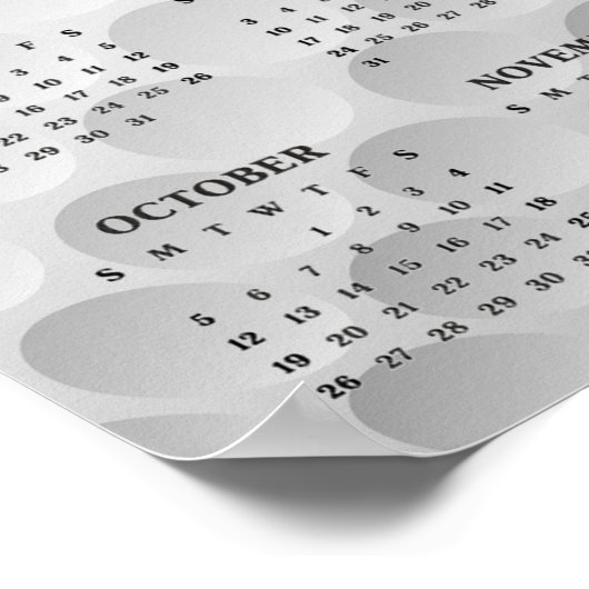 Golf Design 2025 Kalender-Poster Poster (Ecke)