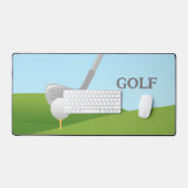 Golf Design Desk Mat Schreibtischunterlage (Tastatur & Maus)