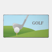 Golf Design Desk Mat Schreibtischunterlage (Vorderseite)