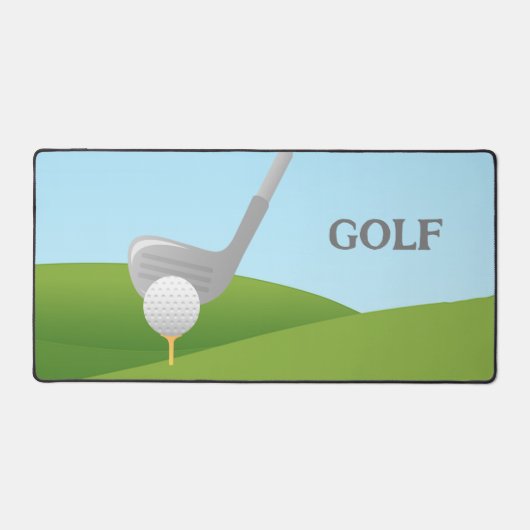 Golf Design Desk Mat Schreibtischunterlage (Vorderseite)