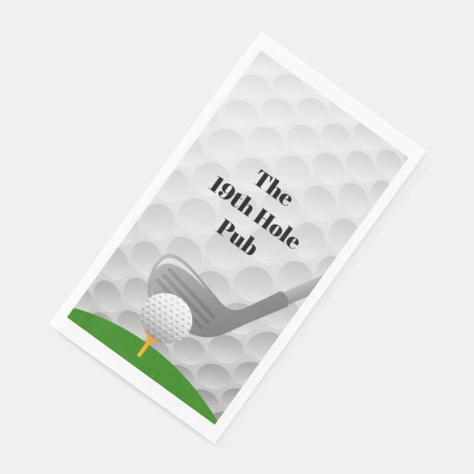 Golf Design Gästetuch Napkins Serviette (Ecke)