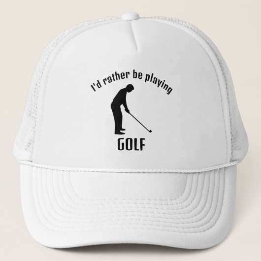 Golf Design Hat Truckerkappe (Vorderseite)