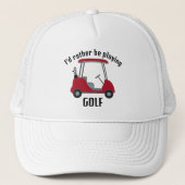 Golf Design Hat Truckerkappe (Vorderseite)