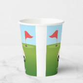 Golf Design Paper Cup Pappbecher (Links)
