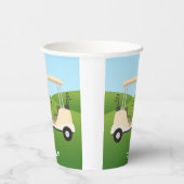Golf Design Paper Cup Pappbecher (Rechts)