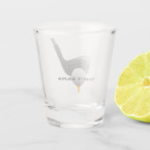Golf Design Shot Glass Schnapsglas (Rückseite)