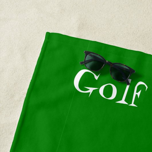 Golf Design Strandtuch (Beispiel)
