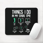 Golf Dinge, die ich in meiner Freizeit mache Golfe Mousepad (Mit Mouse)