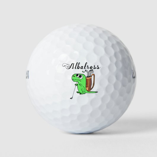Golf Dinosaur Golf Albatross Golfball (Vorderseite)