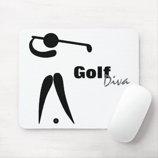 Golf-Diva Mousepad (Mit Mouse)