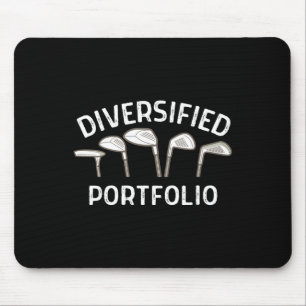 Golf Diversified Portfolio Life ist voll von Bedeu Mousepad