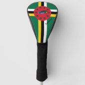 Golf Dominica & Dominica Flag / Golf Clubs Covers Golf Headcover (Vorderseite)