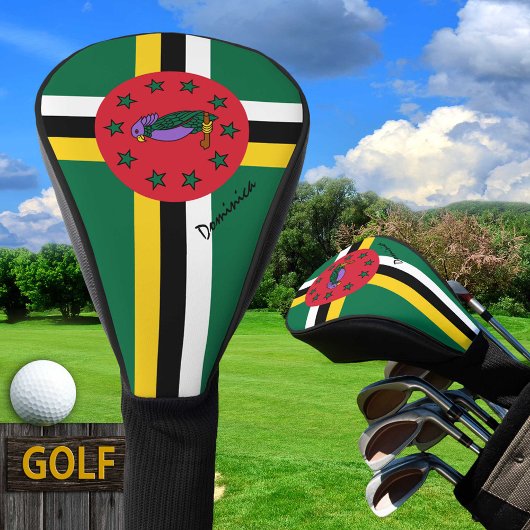Golf Dominica & Dominica Flag / Golf Clubs Covers Golf Headcover