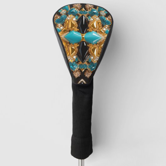 Golf Driver Cover mit Bahamas Colors Headcover (Vorderseite)