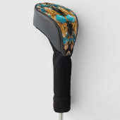 Golf Driver Cover mit Bahamas Colors Headcover (angewinkelt)