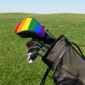 Golf Driver Cover mit dem Flag "Pride Flag" für LG Headcover (In SItu)