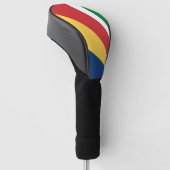 Golf Driver Cover mit den Farben der Seychellen Headcover (angewinkelt)