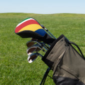 Golf Driver Cover mit den Farben der Seychellen Headcover (In SItu)