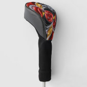 Golf Driver Cover mit deutscher Farbe Headcover (angewinkelt)