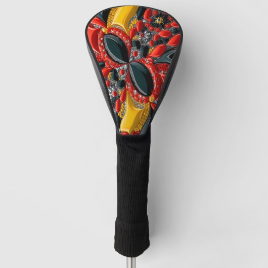 Golf Driver Cover mit Deutschland Colors Headcover (Vorderseite)