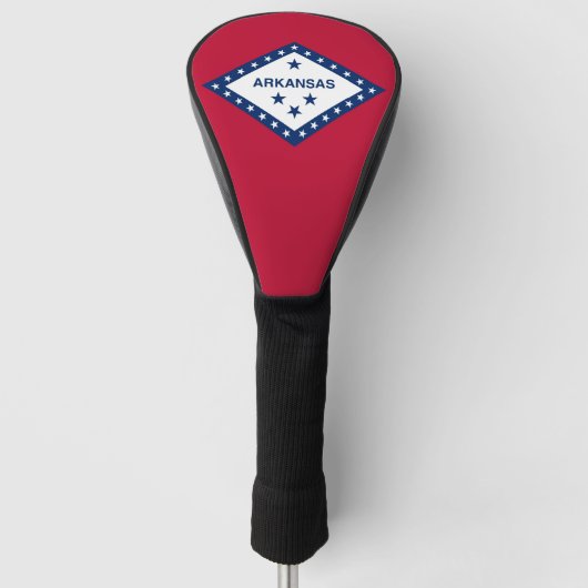 Golf Driver Cover mit Flag Arkansas, USA Headcover (Vorderseite)