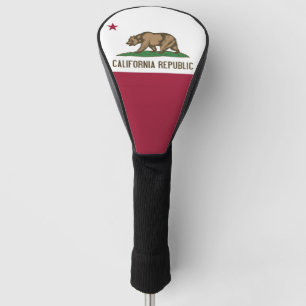 Golf Driver Cover mit Flag California, USA Headcover