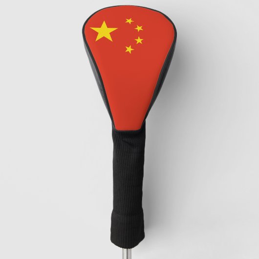 Golf Driver Cover mit Flag China Headcover (Vorderseite)