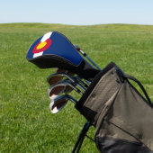 Golf Driver Cover mit Flag Colorado, USA Golf Headcover (In SItu)