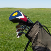 Golf Driver Cover mit Flag Denver City, USA Golf Headcover (In SItu)