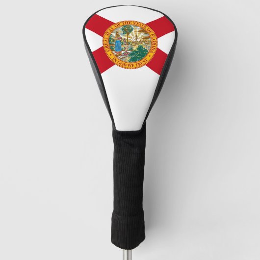 Golf Driver Cover mit Flag Florida, USA Headcover (Vorderseite)