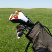 Golf Driver Cover mit Flag Florida, USA Headcover (In SItu)
