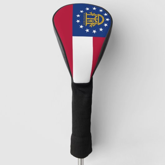 Golf Driver Cover mit Flag Georgia, USA Headcover (Vorderseite)