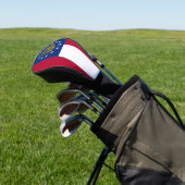 Golf Driver Cover mit Flag Georgia, USA Headcover (In SItu)