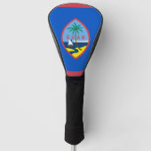 Golf Driver Cover mit Flag Guam, USA Golf Headcover (Vorderseite)