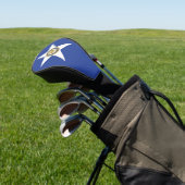 Golf Driver Cover mit Flag Houston, USA Headcover (In SItu)