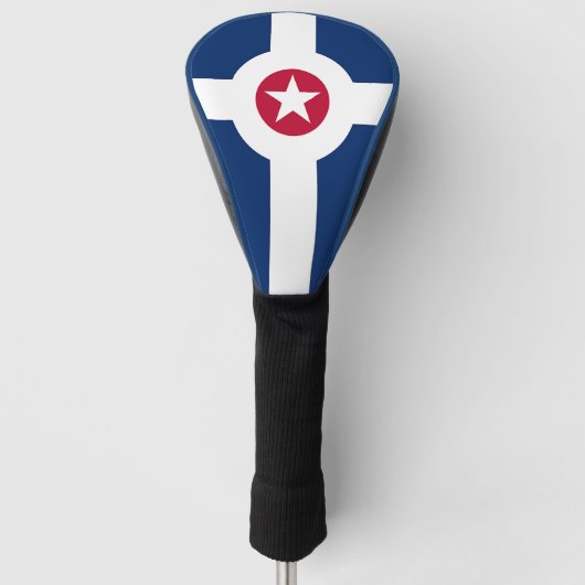 Golf Driver Cover mit Flag Indianapolis, USA Headcover (Vorderseite)