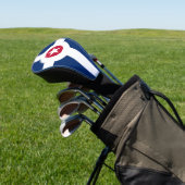 Golf Driver Cover mit Flag Indianapolis, USA Headcover (In SItu)