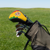 Golf Driver Cover mit Flag Los Angeles, USA Golf Headcover (In SItu)