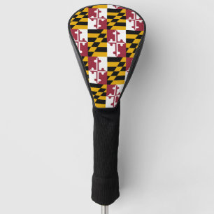 Golf Driver Cover mit Flag Maryland, USA Headcover