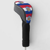 Golf Driver Cover mit Flag Missouri, USA Headcover (angewinkelt)