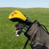 Golf Driver Cover mit Flag New Mexico, USA Golf Headcover (In SItu)