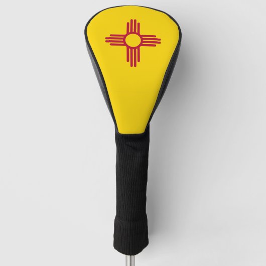 Golf Driver Cover mit Flag New Mexico, USA Headcover (Vorderseite)