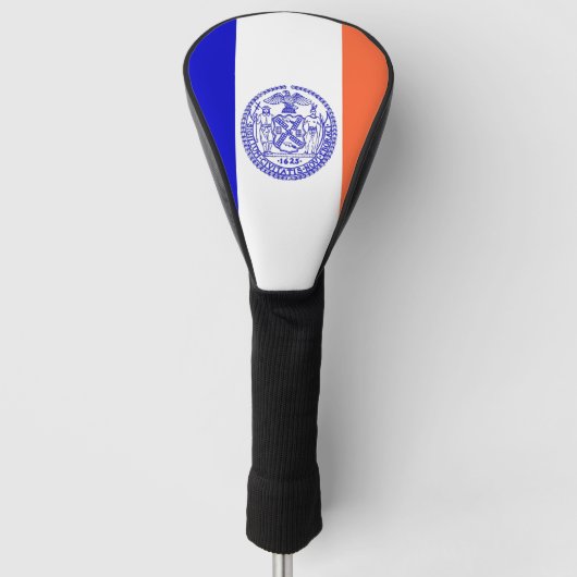 Golf Driver Cover mit Flag New York City, USA Golf Headcover (Vorderseite)
