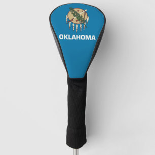 Golf Driver Cover mit Flag Oklahoma Staat, USA Headcover