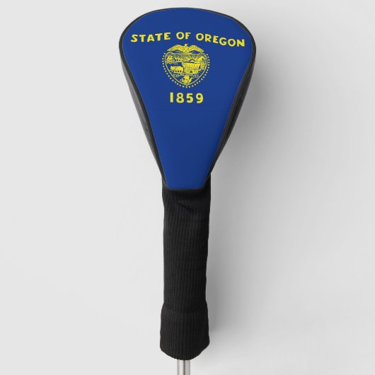 Golf Driver Cover mit Flag Oregon Staat, USA Headcover (Vorderseite)